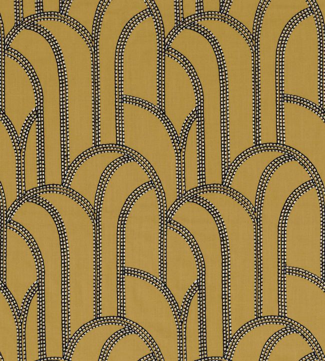 Grand Rex Fabric by Camengo Ocre