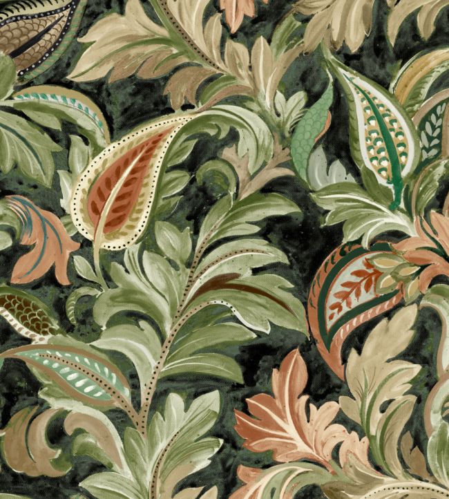 Grande Highgrove Fabric by Arley House Jade