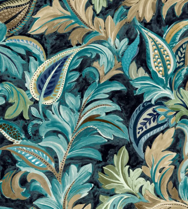 Grande Highgrove Fabric by Arley House Topaz