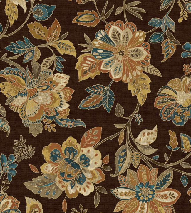 Grande Paridisa Fabric by Arley House Amber