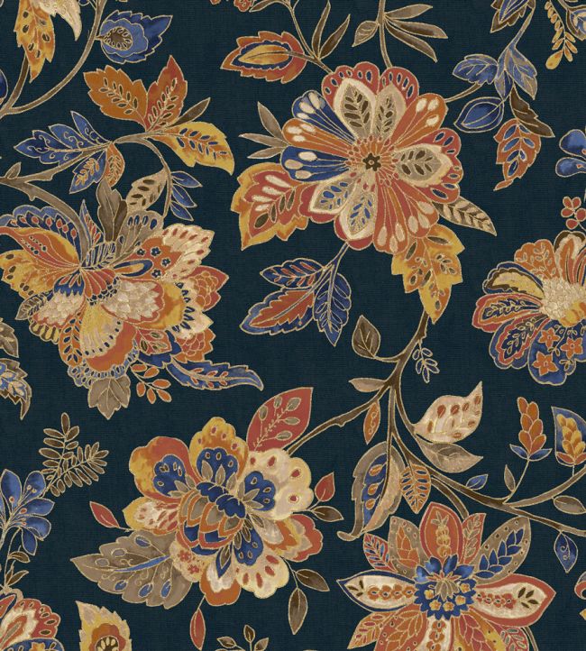 Grande Paridisa Fabric by Arley House Lapis