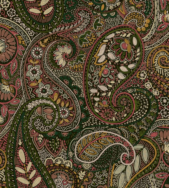 Grande Pashmina Fabric by Arley House Coriander