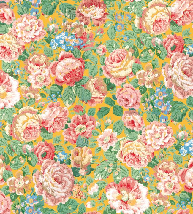 Grande Rose Wallpaper by Jannelli&Volpi Yellow