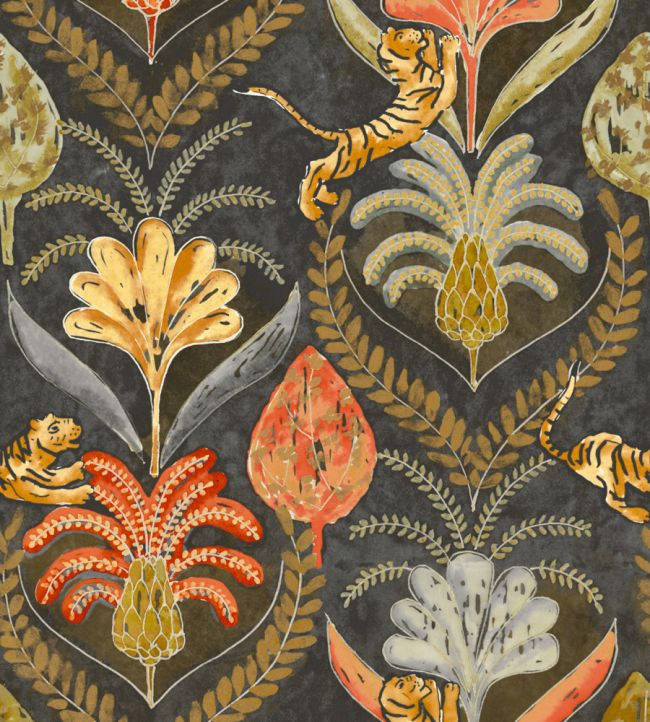Grande Saranda Fabric by Arley House Earl Grey