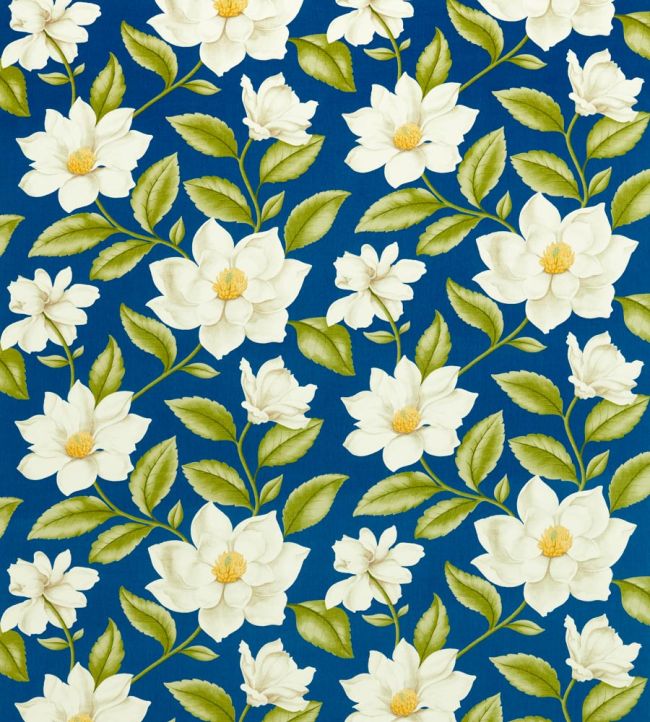 Grandiflora Fabric by Sanderson Bright Blue