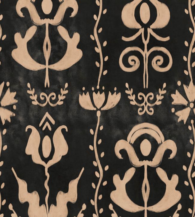 Grandma's Stencil Wallpaper by MINDTHEGAP Anthracite