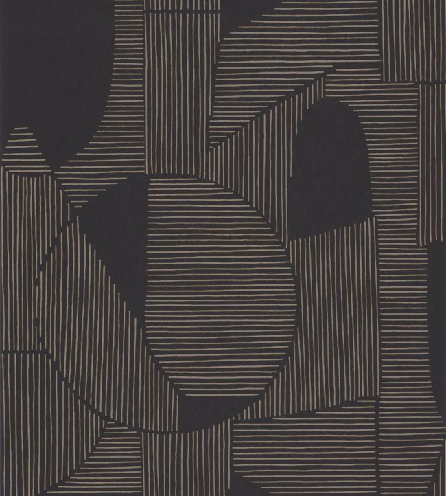 Graphique Wallpaper by Casadeco Noir / Taupe