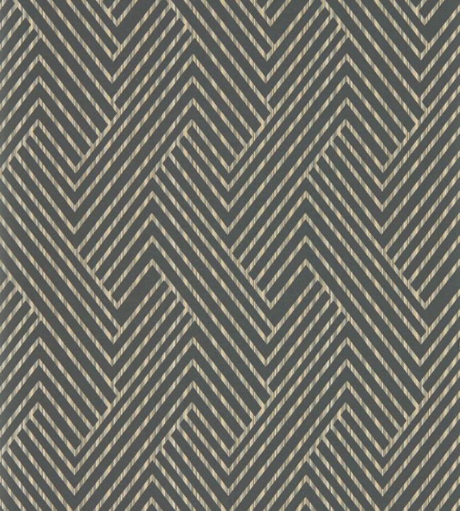 Grassetto Wallpaper by Clarke & Clarke Charcoal