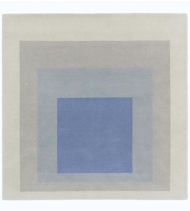 CF Editions Gray Instrumentation by Josef Albers rug Grey /Blue 49158-CFR135-02 Grey /Blue