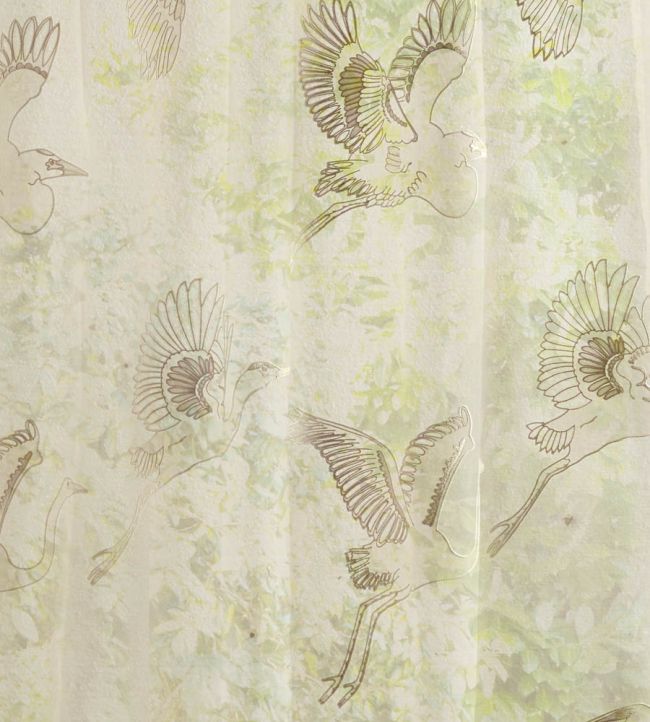 Great Egrets Fabric by Sanderson Silk