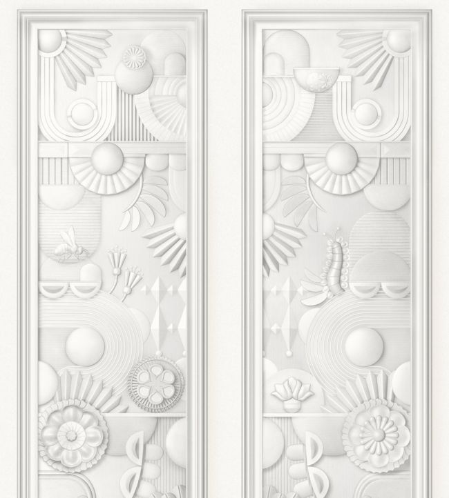 Greenhouse Gathering Window Mural by Moooi Architectural White