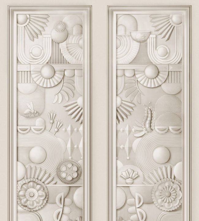 Greenhouse Gathering Window Mural by Moooi Oyster White