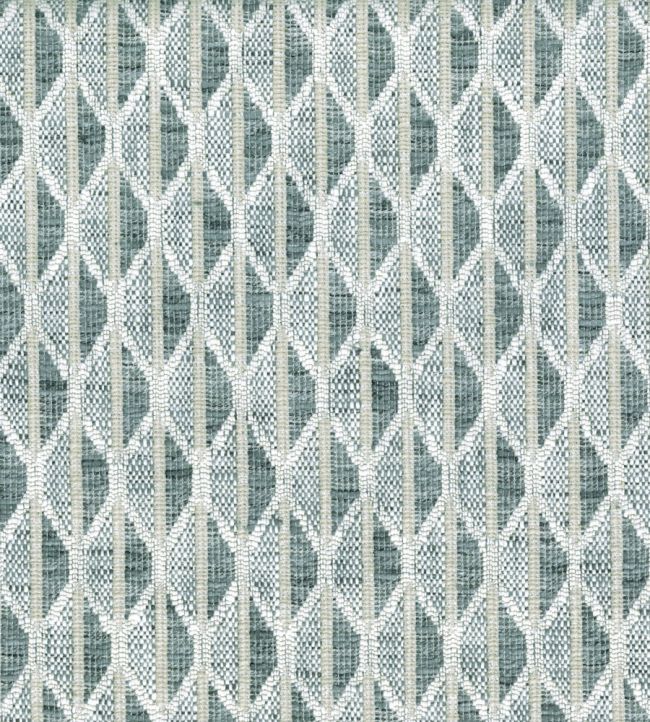 Grey Hills Fabric by Casamance Bleu Baltique