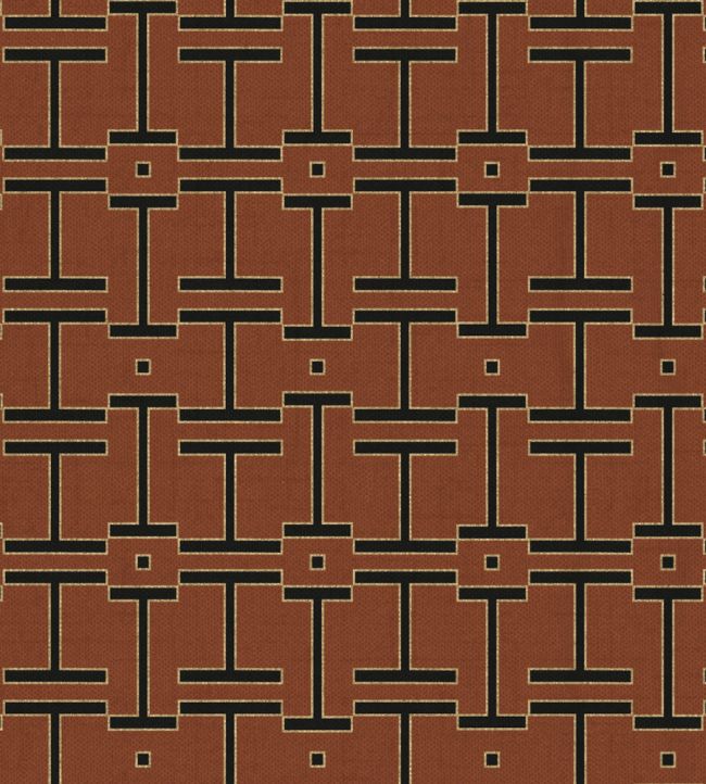 Grid Wallpaper by Coordonne Clay