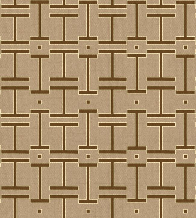 Grid Wallpaper by Coordonne Sand