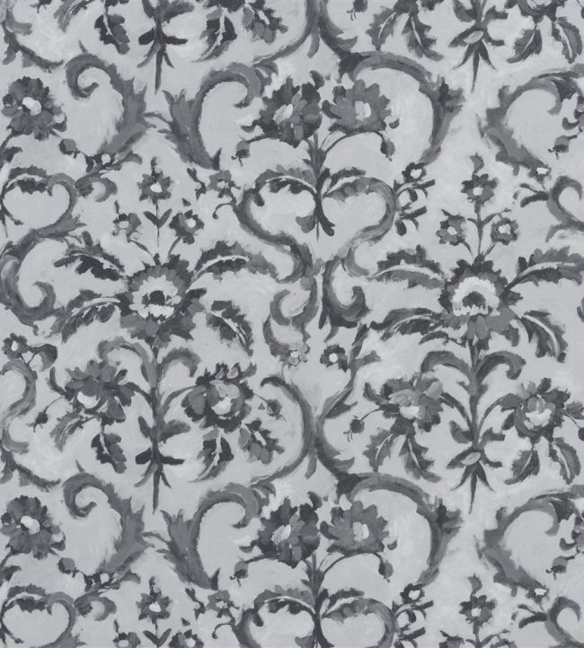 Guerbois Fabric by Designers Guild Charcoal