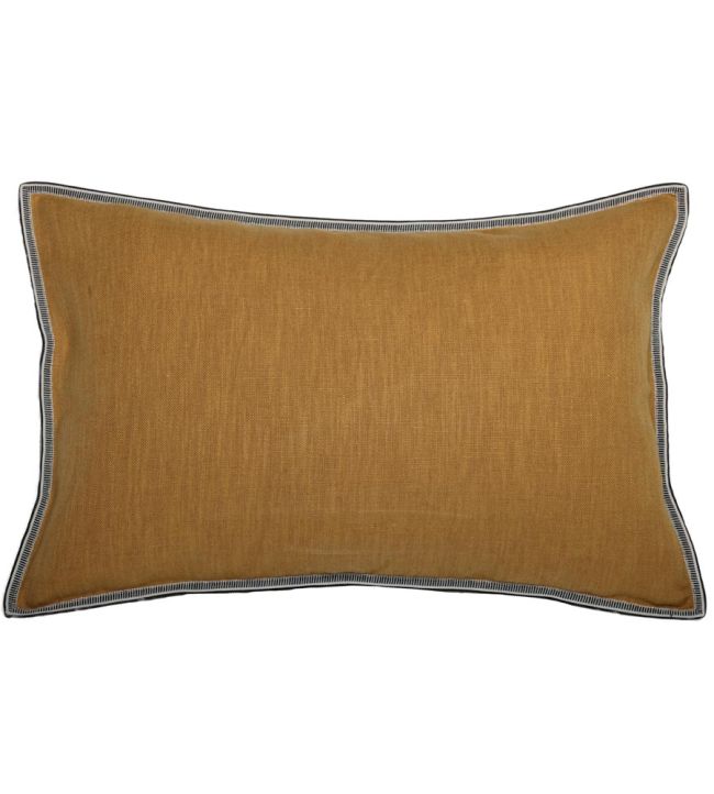 Guethary Cushion 30 x 50cm by Maison Casamance Ocre