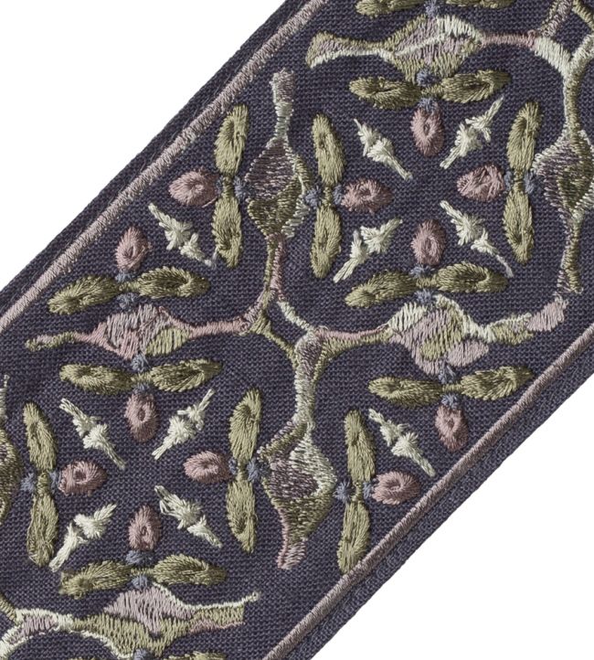 Gypsy Embroidered Border Trimming by Samuel & Sons Ocean Floor