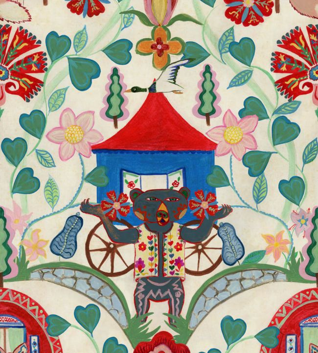 Gypsy Fairytale Wallpaper by MINDTHEGAP Cream