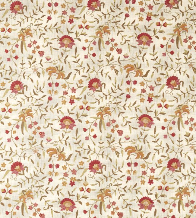 Habington Fabric by Sanderson Harvest Gold/Maple