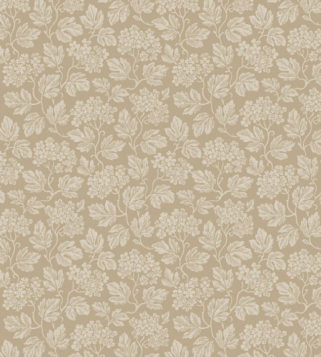 Hagtorn Wallpaper by Borastapeter Beige