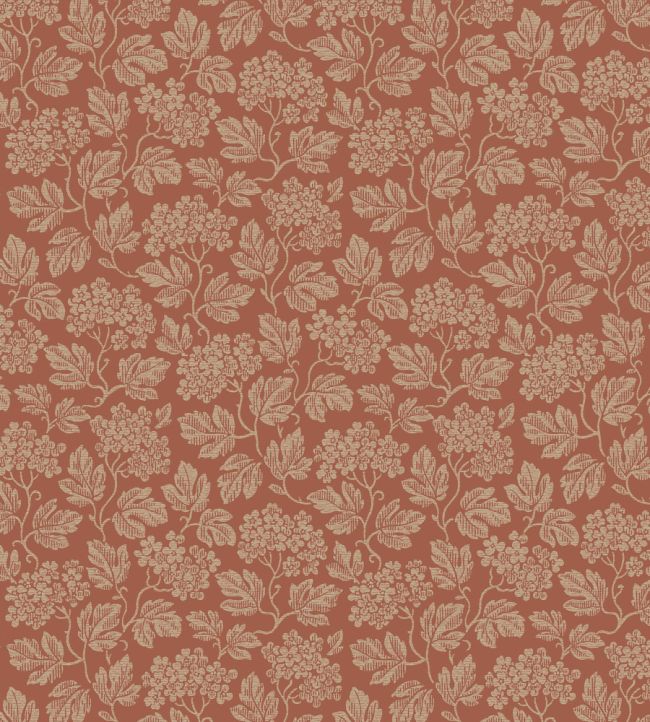 Hagtorn Wallpaper by Borastapeter Red