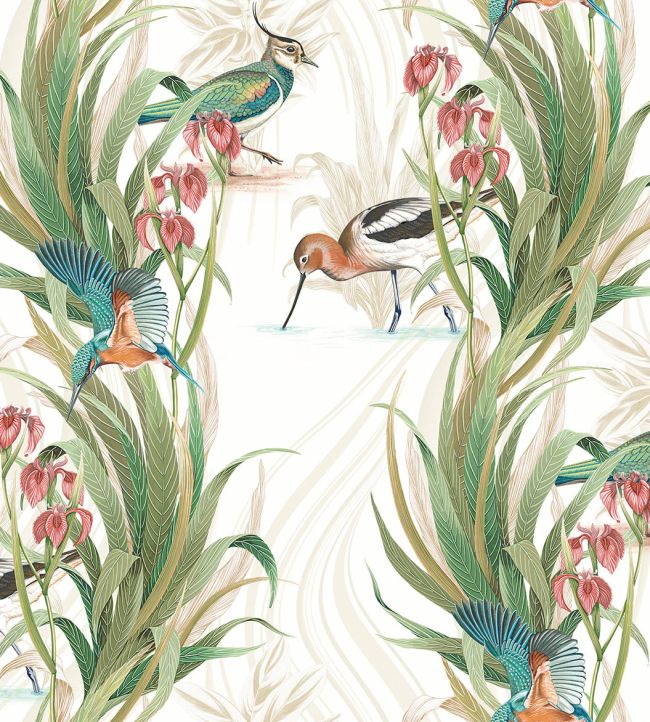 Halcyon Fabric by Osborne & Little Coral