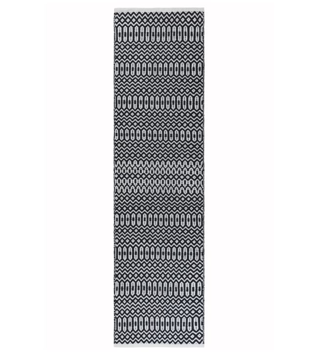 Asiatic Halsey Runner rug Black HALSR-01-66240 Black