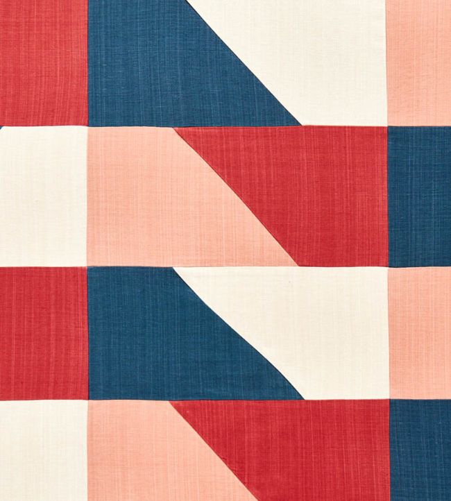 Hampton Patch Fabric by Travers Pink
