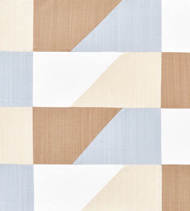 Hampton Patch Fabric by Travers Neutral
