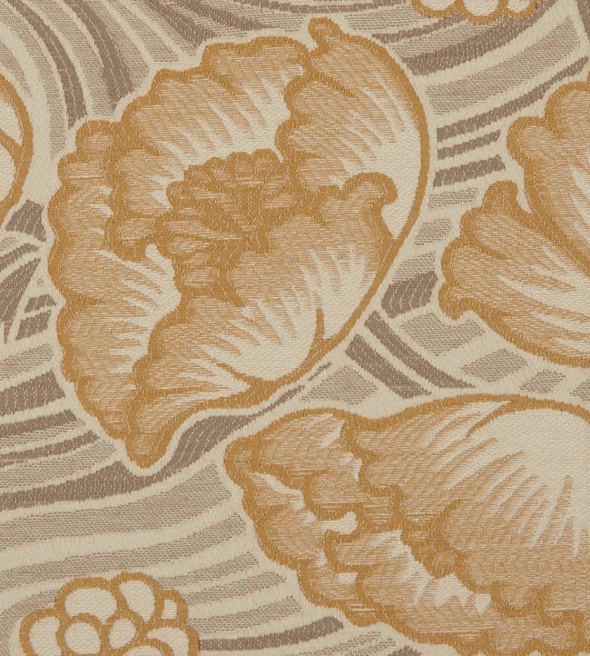 Hana Weave in Glebe Fabric by Liberty Citrine