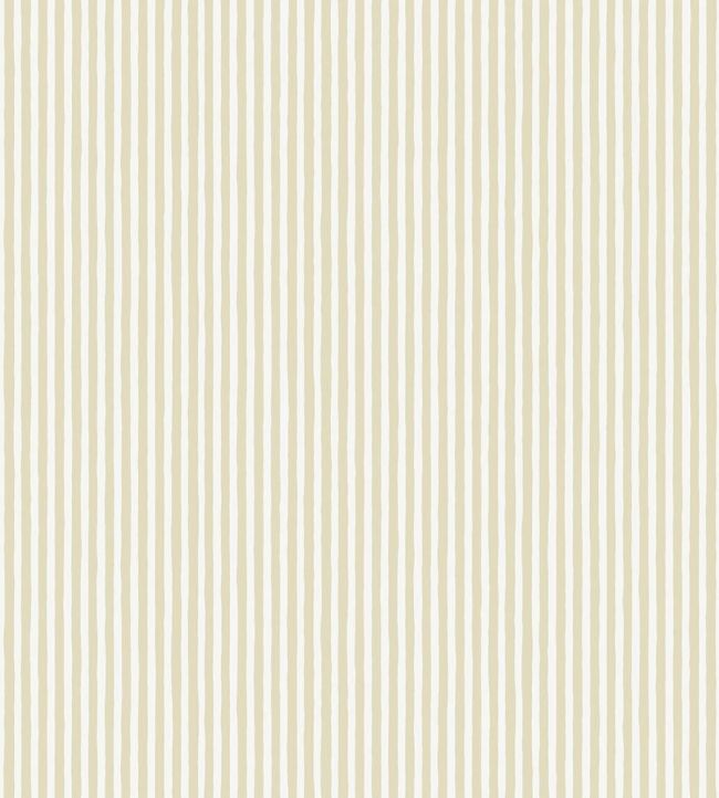 Hand Painted Stripe Wallpaper by Josephine Munsey Maitland Green/Cotswold White