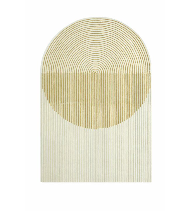 GAN Ply rug Yellow 100642-US Yellow