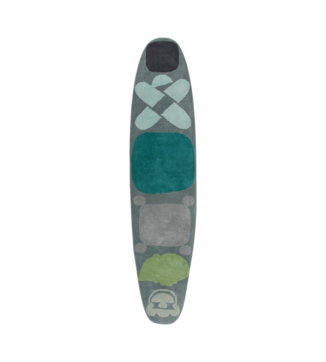 GAN Surf Race rug Blue 100772-US Blue