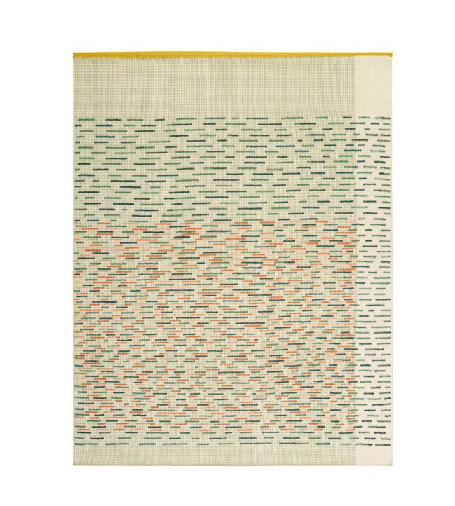 GAN Backstitch Busy rug Green 167135-US Green