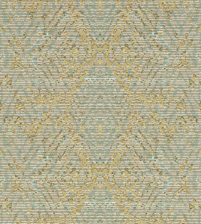 Hansha Wallpaper by Harlequin Buttermilk/Sky