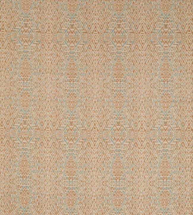 Hansha Fabric by Harlequin Paprika/Limpet