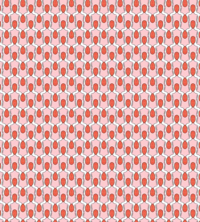Happy People Wallpaper by Ottoline Pink