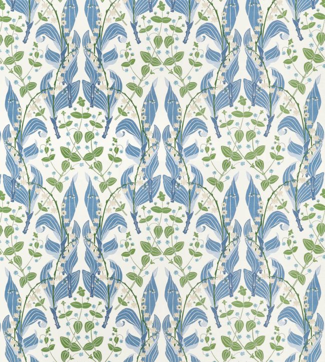 Harbor Springs Fabric by Thibaut Blue