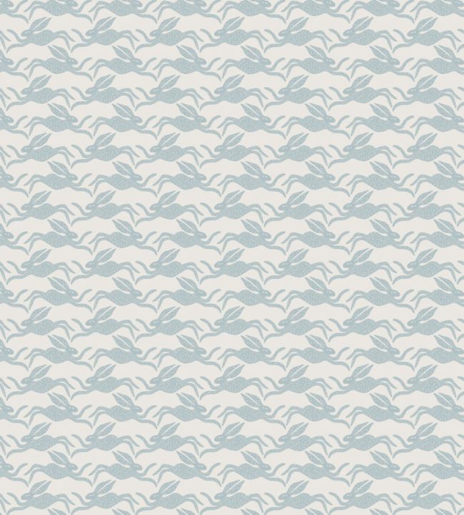 Hares Fabric by Scion Coast Blue