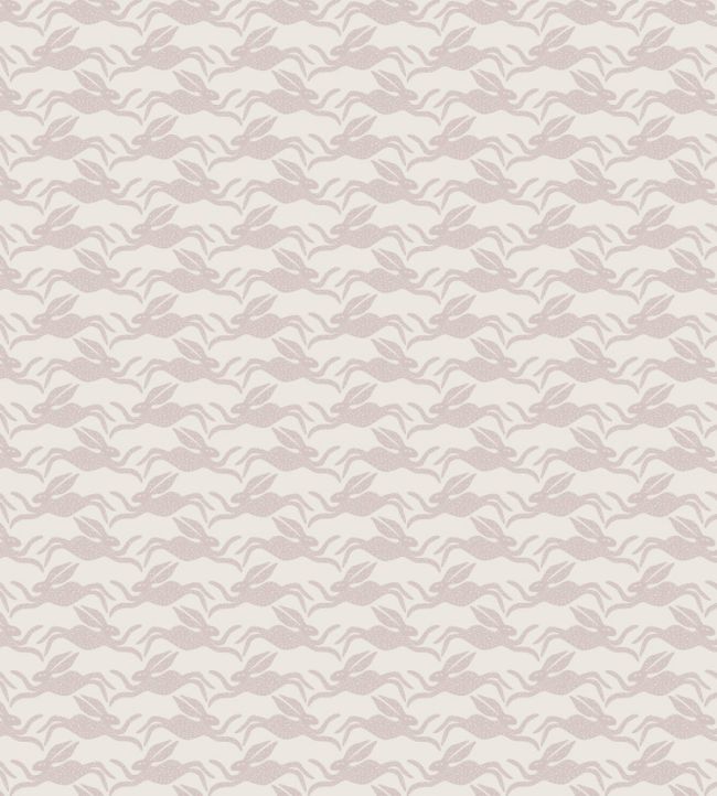 Hares Fabric by Scion Lilac