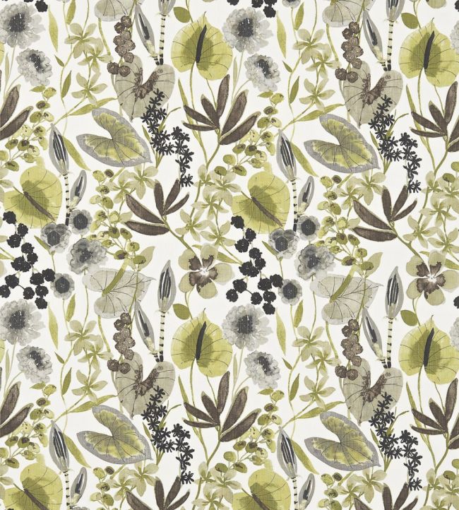 Nalina Fabric by Harlequin Zest/Cocoa/Stone