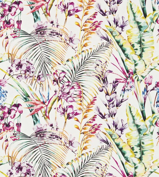 Paradise Fabric by Harlequin Papaya/Flamingo/Apple