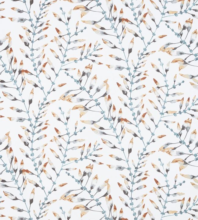 Chaconia Fabric by Harlequin Amber/Slate