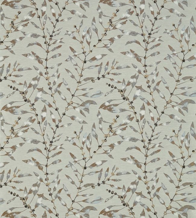 Chaconia Fabric by Harlequin Brass/Ink