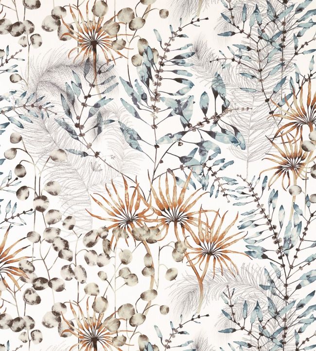 Postelia Fabric by Harlequin Amber/Slate