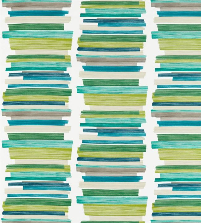 Calcine Fabric by Harlequin Emerald / Zest / Marine