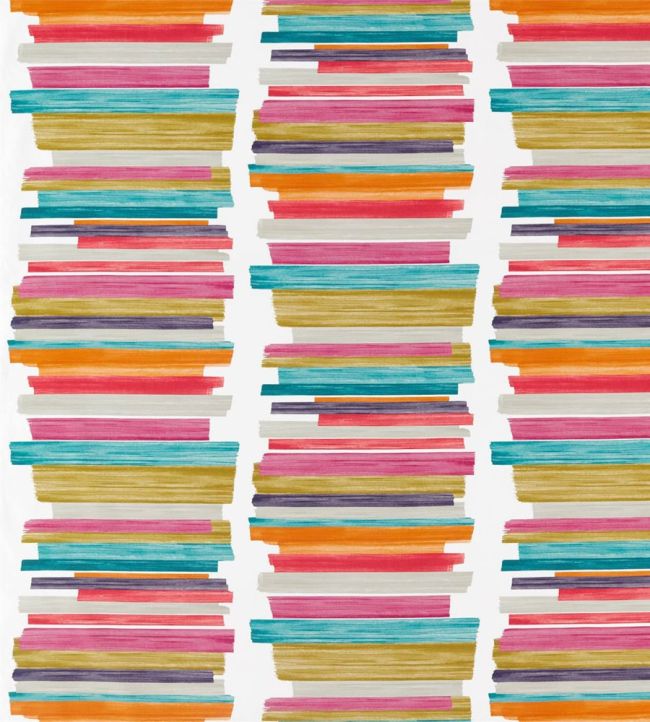 Calcine Fabric by Harlequin Teal / Fuchsia / Mandarin