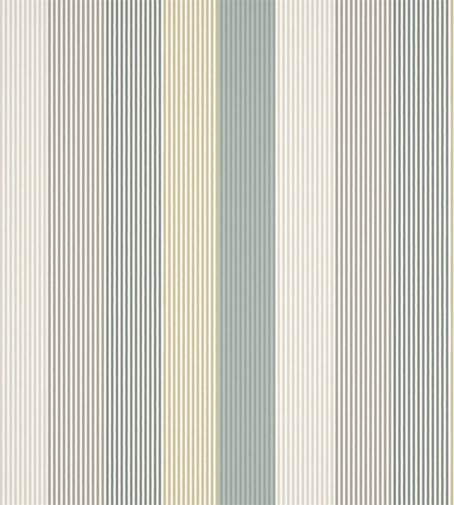 Funfair Stripe Fabric by Harlequin Calico/Cloud/Pebble/Duckegg