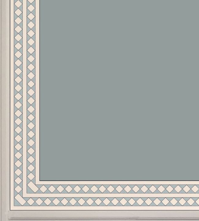 Harlequin Border Wallpaper by Ottoline Light Blue